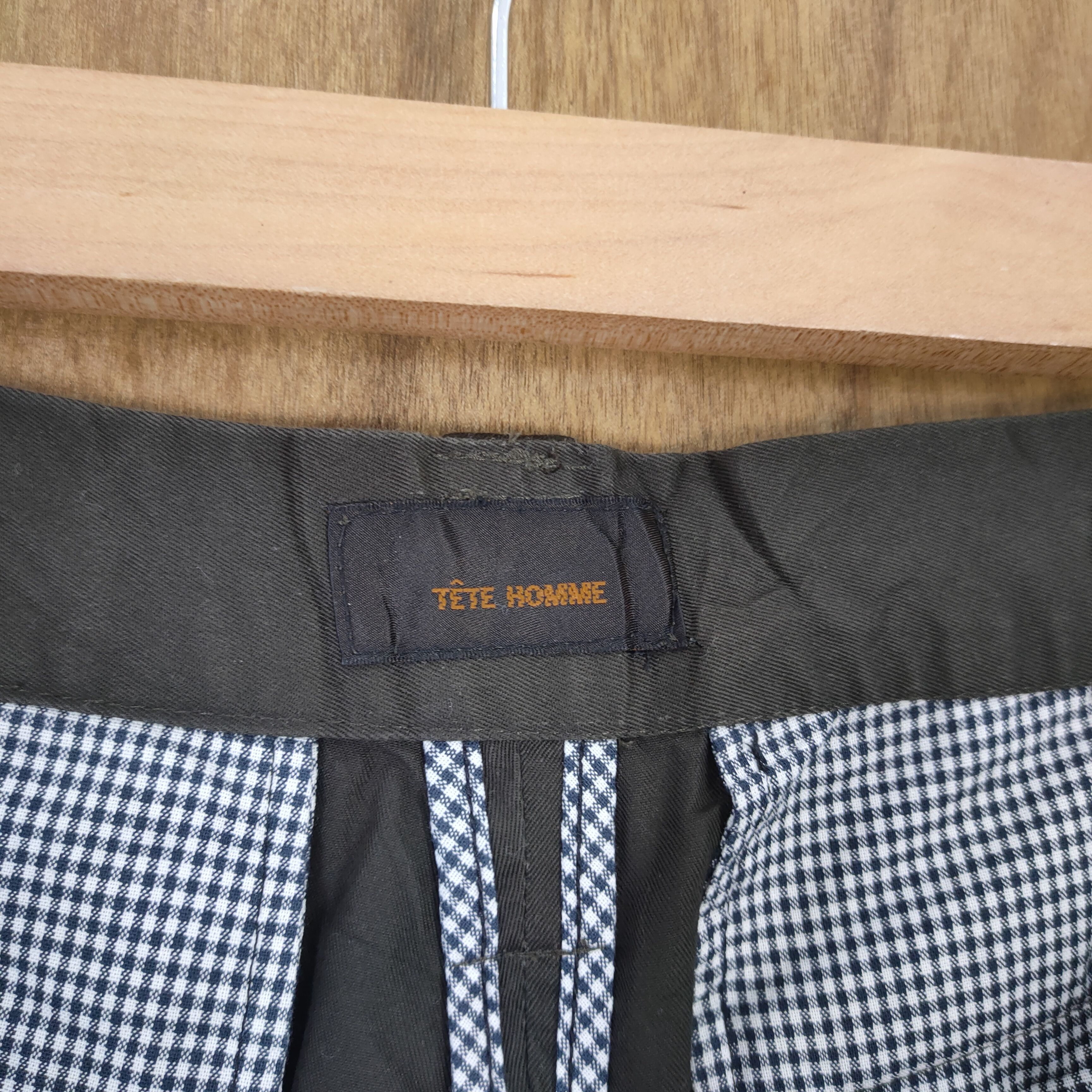 Issey Miyake TETE HOMME by ISSEY MIYAKE BROWN FLARED CARGO PANTS Size US 30 / EU 46 - 18 Thumbnail