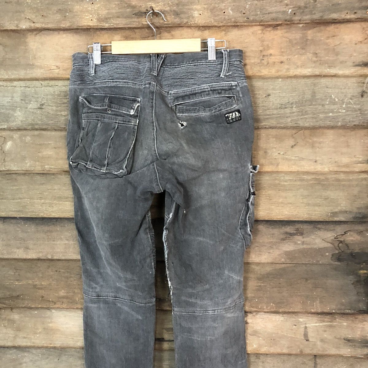 Faded Glory Tora Grey faded ripped utility vintage Cargo Pants #7053 Size US 30 / EU 46 - 11 Thumbnail
