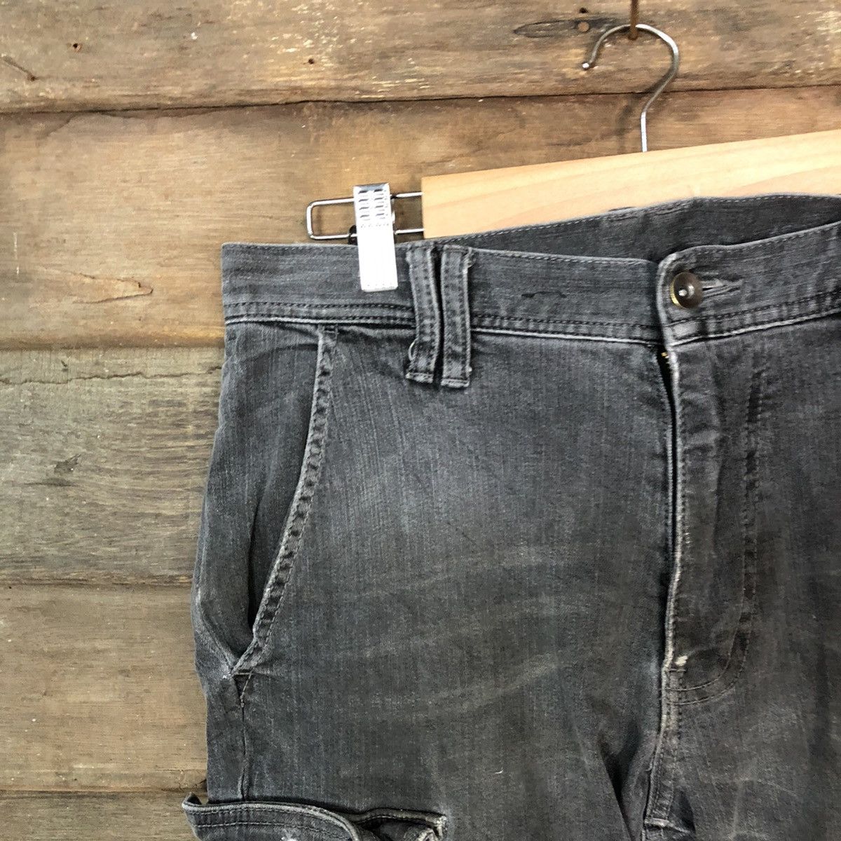 Faded Glory Tora Grey faded ripped utility vintage Cargo Pants #7053 Size US 30 / EU 46 - 4 Thumbnail