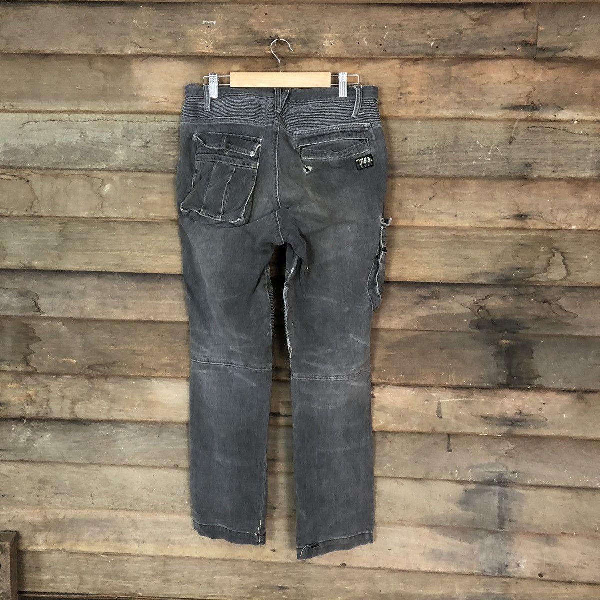 Faded Glory Tora Grey faded ripped utility vintage Cargo Pants #7053 Size US 30 / EU 46 - 10 Thumbnail