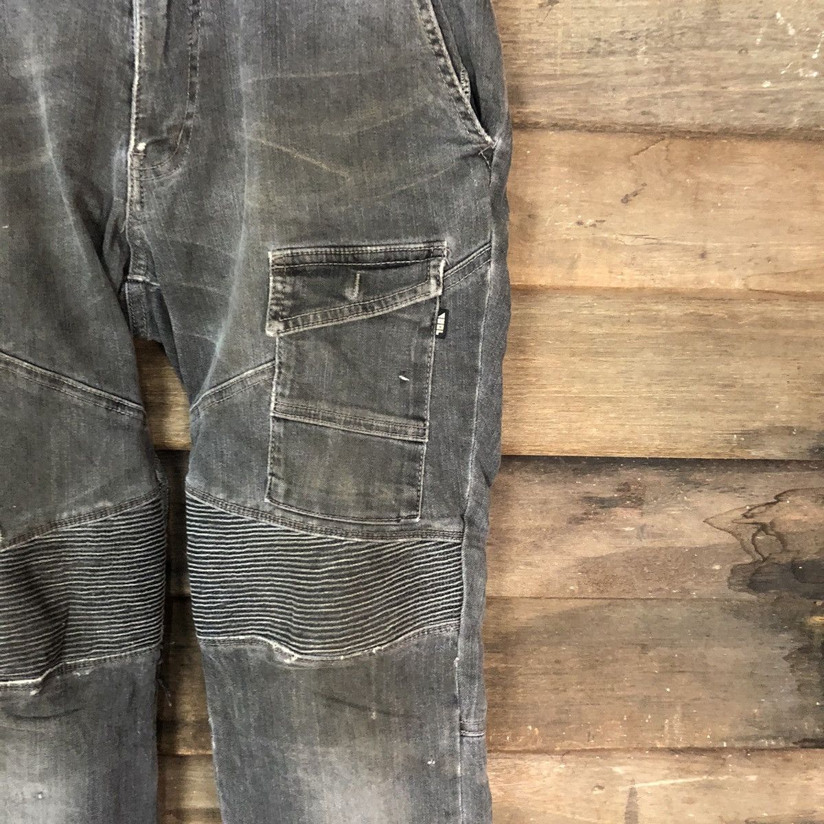 Faded Glory Tora Grey faded ripped utility vintage Cargo Pants #7053 Size US 30 / EU 46 - 7 Thumbnail
