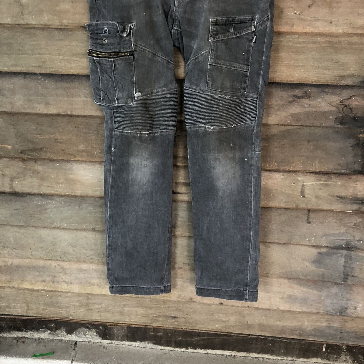 Faded Glory Tora Grey faded ripped utility vintage Cargo Pants #7053 Size US 30 / EU 46 - 3 Thumbnail