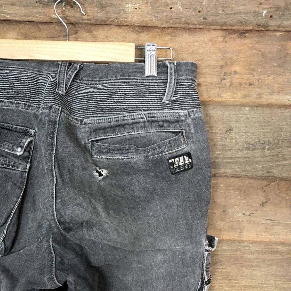 Faded Glory Tora Grey faded ripped utility vintage Cargo Pants #7053 Size US 30 / EU 46 - 13 Thumbnail