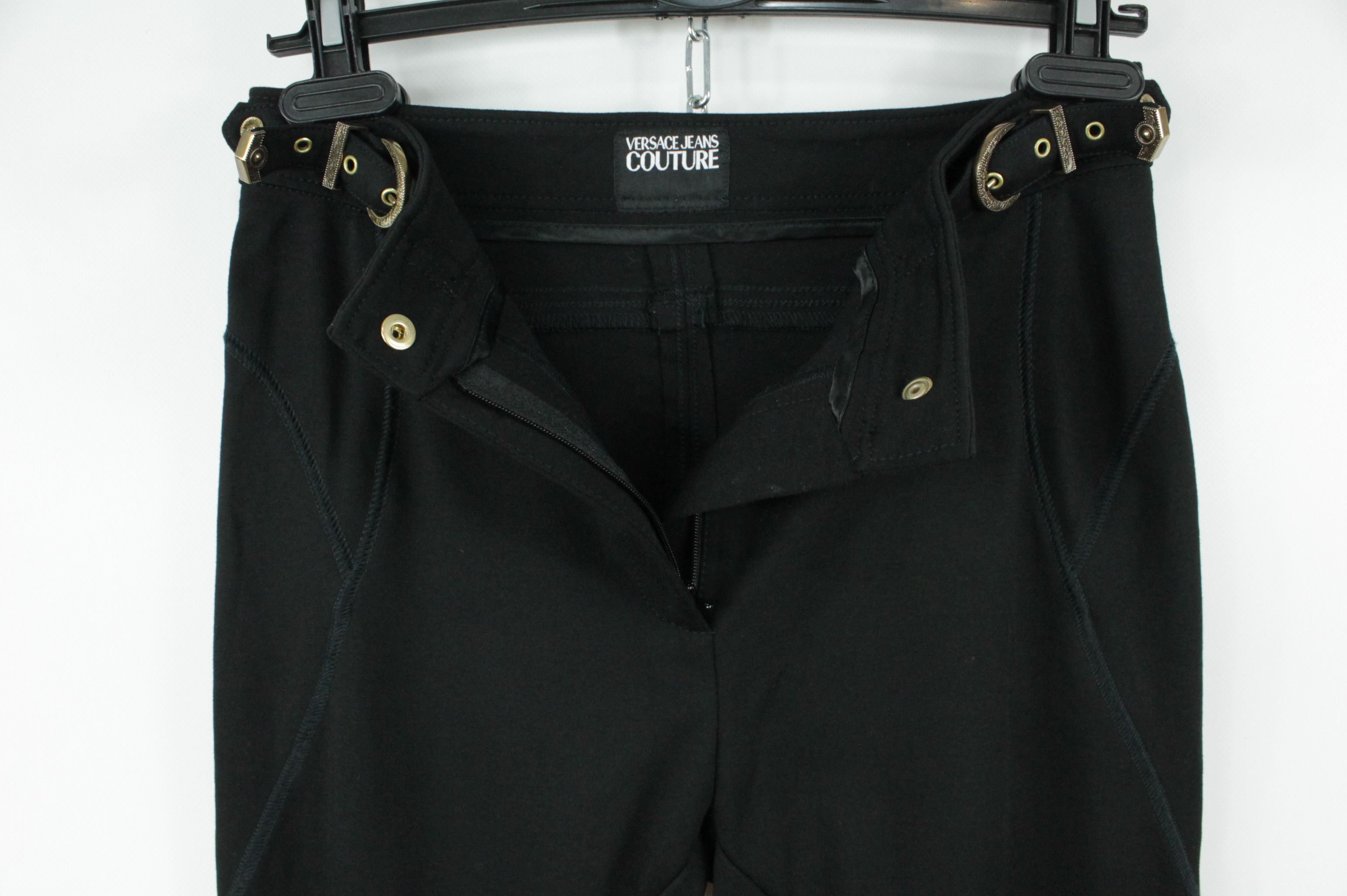 Versace Jeans Couture Versace Jeans Couture Panta Leggings Black Size 28" / US 6 / IT 42 - 6 Thumbnail