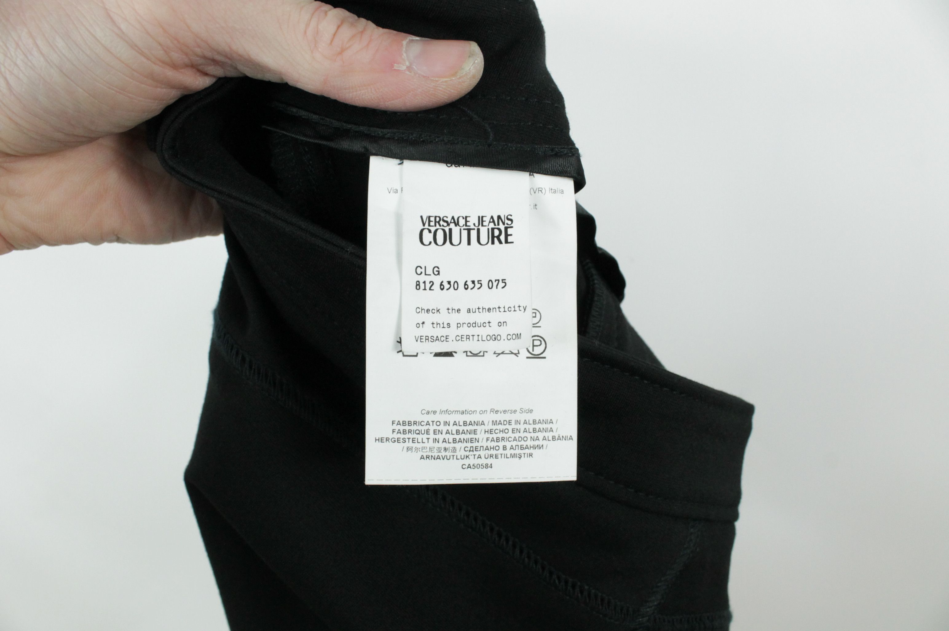 Versace Jeans Couture Versace Jeans Couture Panta Leggings Black Size 28" / US 6 / IT 42 - 9 Thumbnail