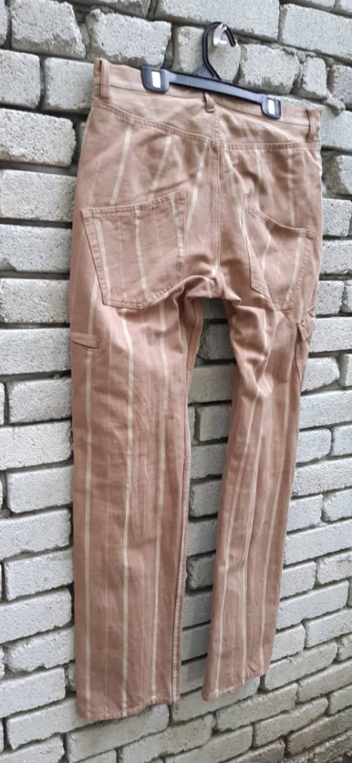 Japanese Brand PPFM Cargo striped pants Size US 32 / EU 48 - 5 Thumbnail