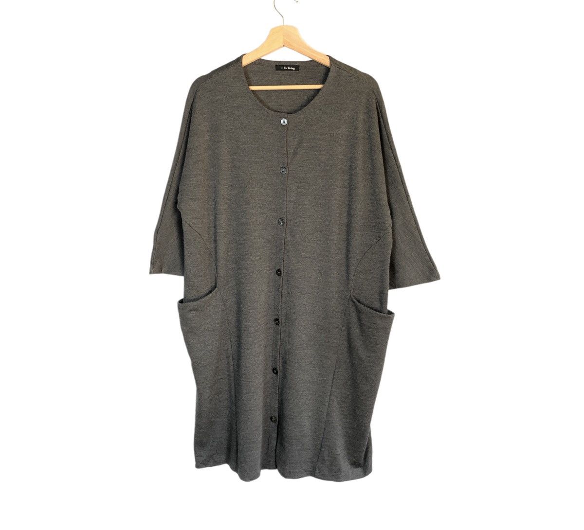 Y's × Yohji Yamamoto Yohji Y’s For Living Double Pocket Wool Button Cardigan Size M / US 6-8 / IT 42-44 - 1 Thumbnail