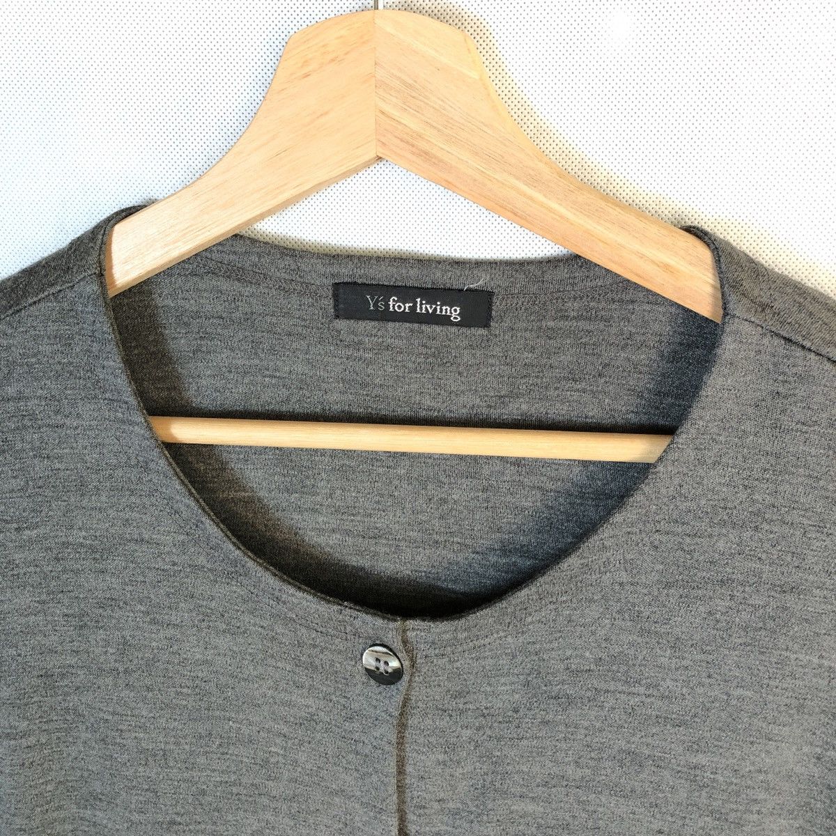 Y's × Yohji Yamamoto Yohji Y’s For Living Double Pocket Wool Button Cardigan Size M / US 6-8 / IT 42-44 - 5 Thumbnail