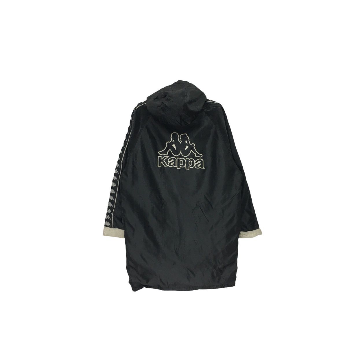 Vintage Kappa Big Logo Side Tape Long Hoodie Jacket