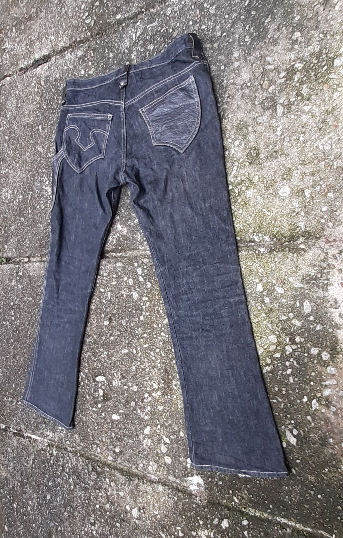 Japanese Brand Japanese Brand Obelisk Leather Bootcut Pants Size US 32 / EU 48 - 6 Thumbnail