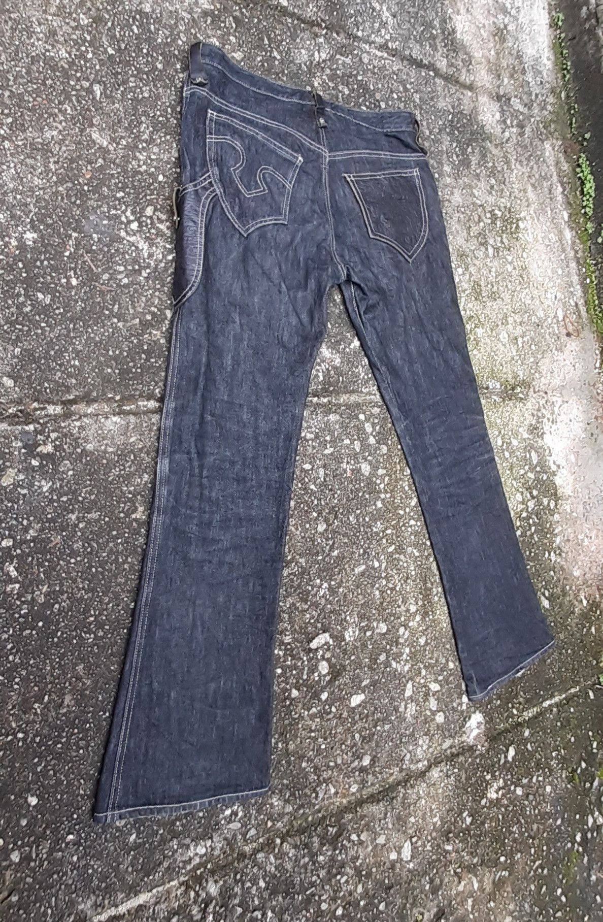 Japanese Brand Japanese Brand Obelisk Leather Bootcut Pants Size US 32 / EU 48 - 7 Thumbnail