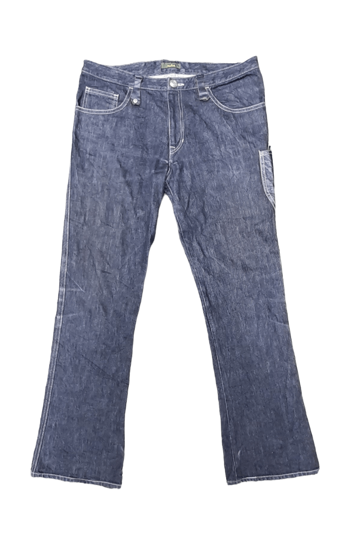 Japanese Brand Japanese Brand Obelisk Leather Bootcut Pants Size US 32 / EU 48 - 1 Thumbnail