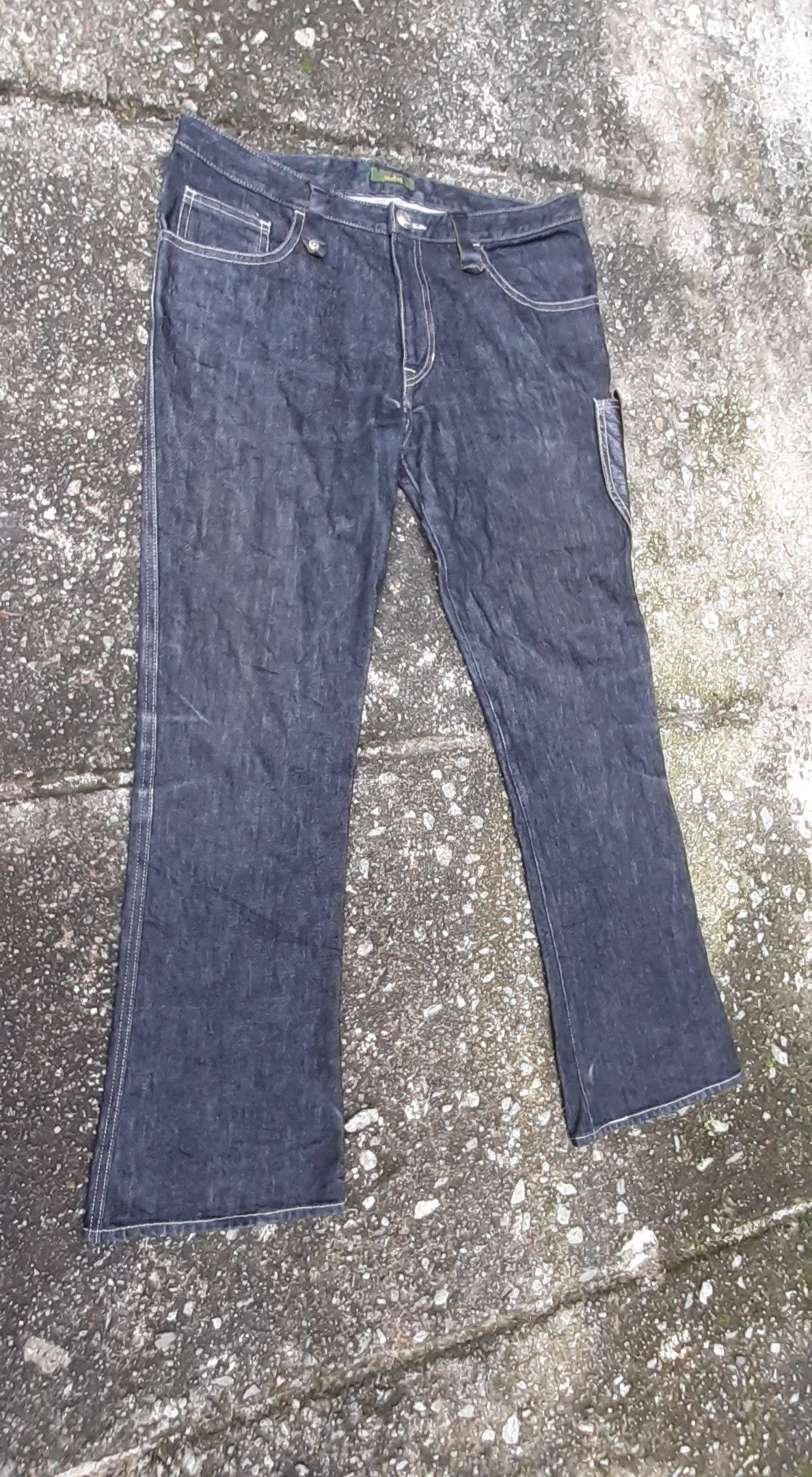 Japanese Brand Japanese Brand Obelisk Leather Bootcut Pants Size US 32 / EU 48 - 4 Thumbnail