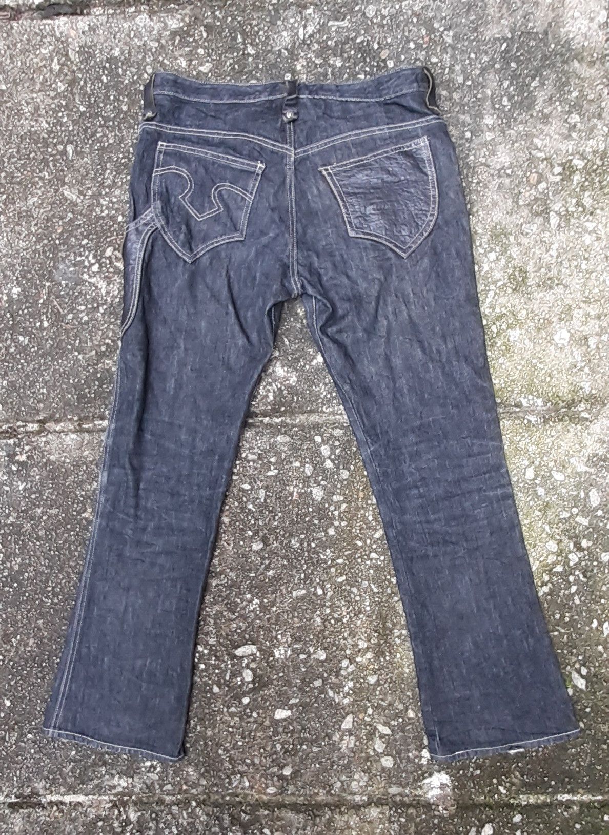 Japanese Brand Japanese Brand Obelisk Leather Bootcut Pants Size US 32 / EU 48 - 5 Thumbnail