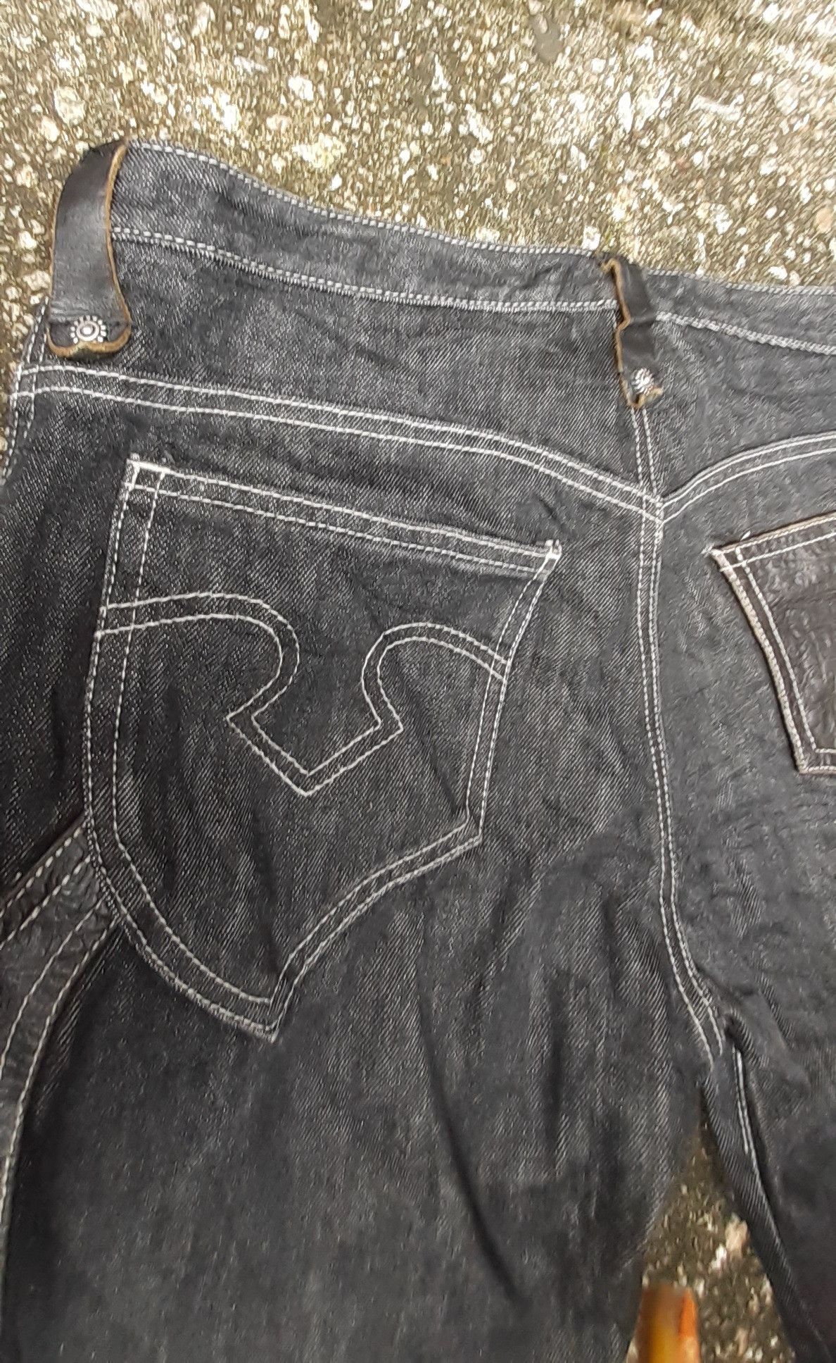 Japanese Brand Japanese Brand Obelisk Leather Bootcut Pants Size US 32 / EU 48 - 14 Thumbnail