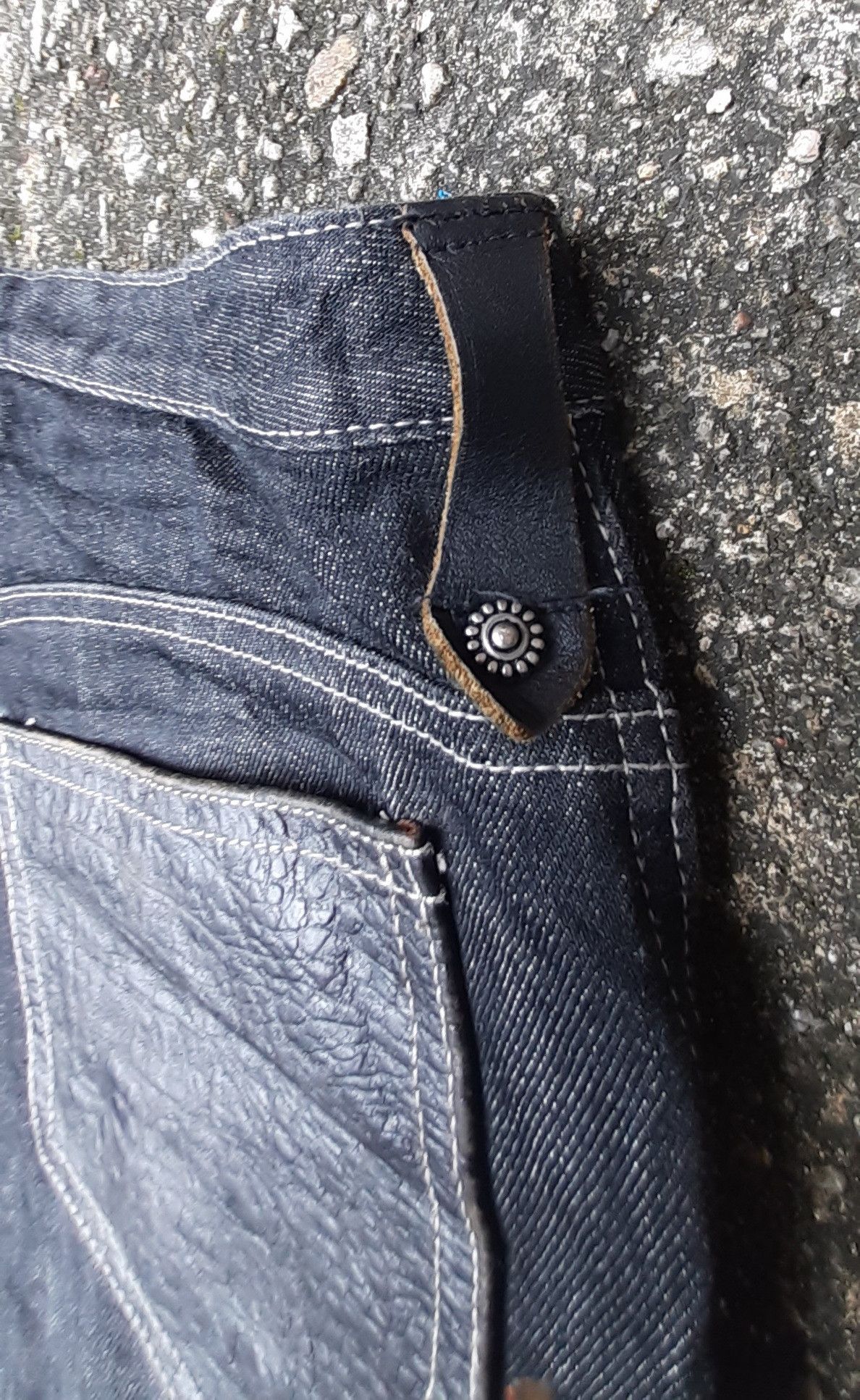Japanese Brand Japanese Brand Obelisk Leather Bootcut Pants Size US 32 / EU 48 - 10 Thumbnail