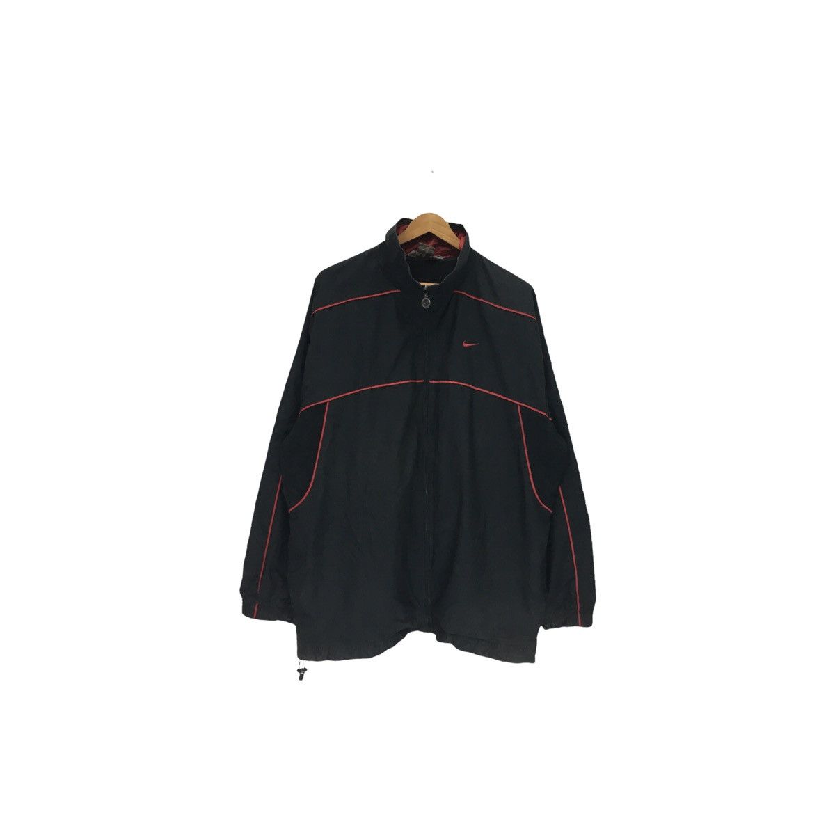 Nike × Vintage Vintage Nike Small Logo Black Jacket Size US L / EU 52-54 / 3 - 1 Thumbnail