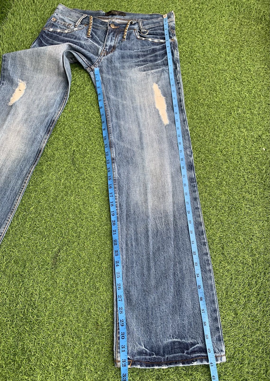 Japanese Brand Distresses Japanese Brand Midas Jeans Size US 32 / EU 48 - 15 Thumbnail