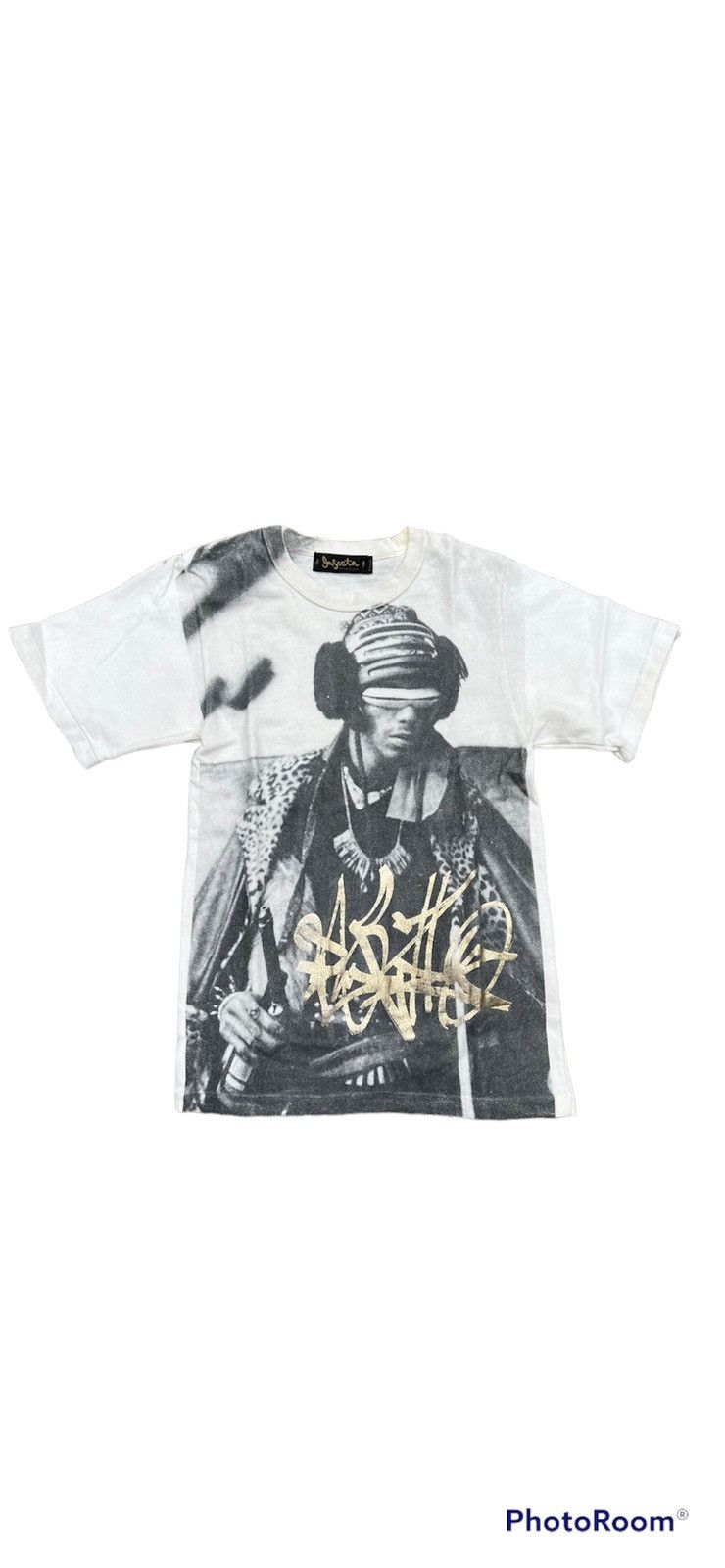 image of Vintage 90's Rammellzee Graffiti Art Streetwear Tee Japanese in White, Men's (Size Small)