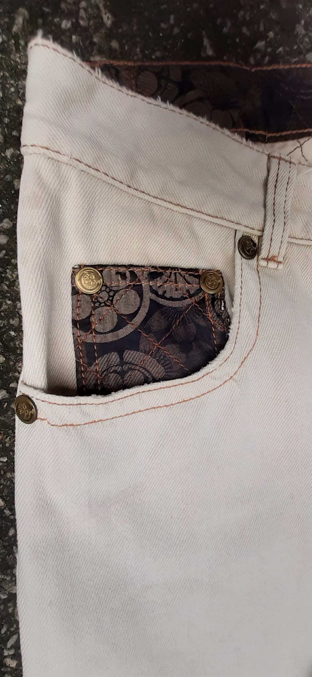 Japanese Brand Nishiki Oriental..Sukajan Japanese Tradition Culture pants Size US 30 / EU 46 - 23 Thumbnail