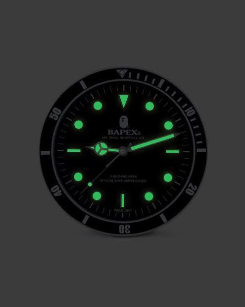 APE BAPEX WALL CLOCK GREEN CAMO 掛け時計 BAPE STORE® JAPAN OFFICIAL | ABC CAMO BAPEX® WALL CLOCK 2023