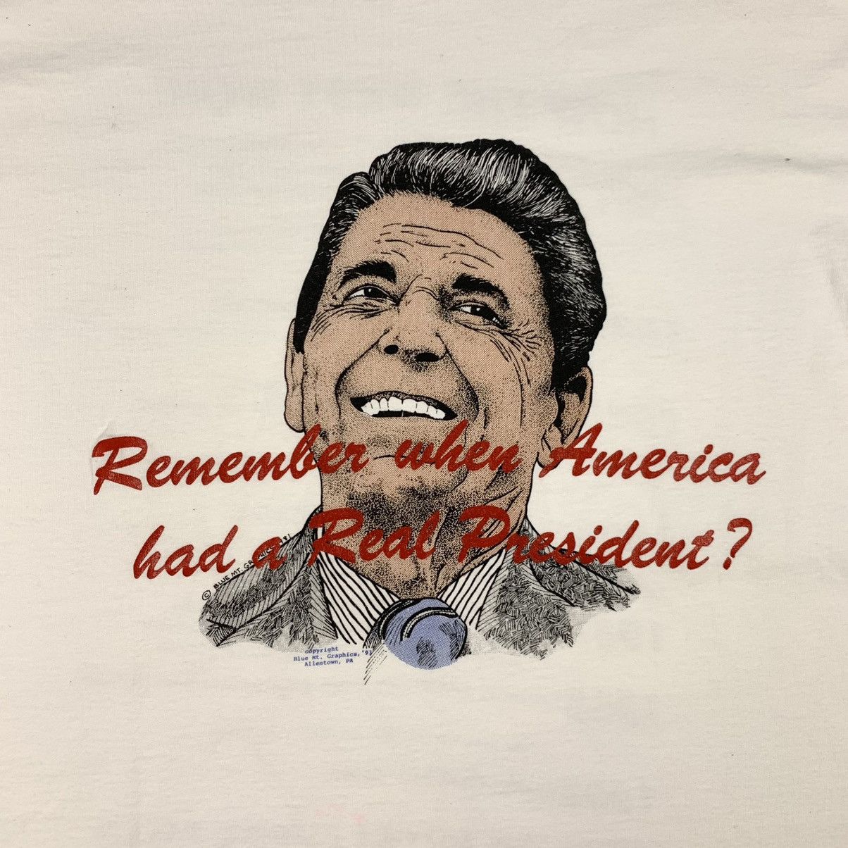 President's Vintage 1981 Ronald Reagan US President Shirt Size US L / EU 52-54 / 3 - 4 Thumbnail