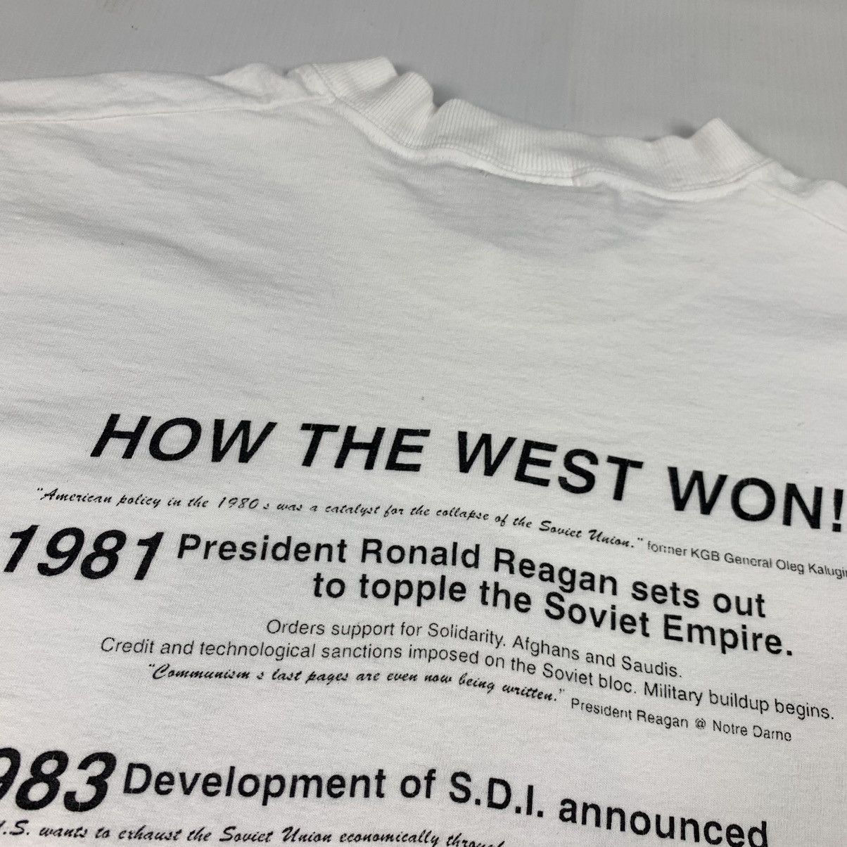 President's Vintage 1981 Ronald Reagan US President Shirt Size US L / EU 52-54 / 3 - 11 Thumbnail
