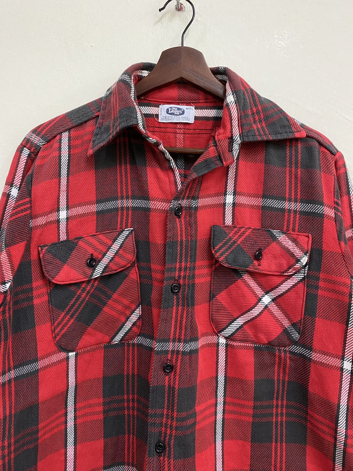 Flannel × Vintage Vintage Mr. Leggs Flannel Size US M / EU 48-50 / 2 - 3 Thumbnail