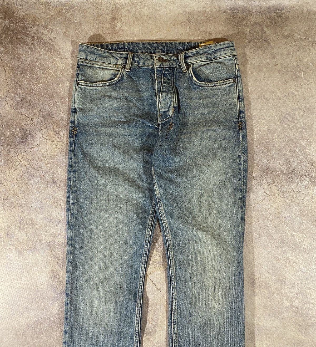 Japanese Brand Ksubi Van Winkle Skinny Blue Denim Jeans Size US 32 / EU 48 - 6 Thumbnail