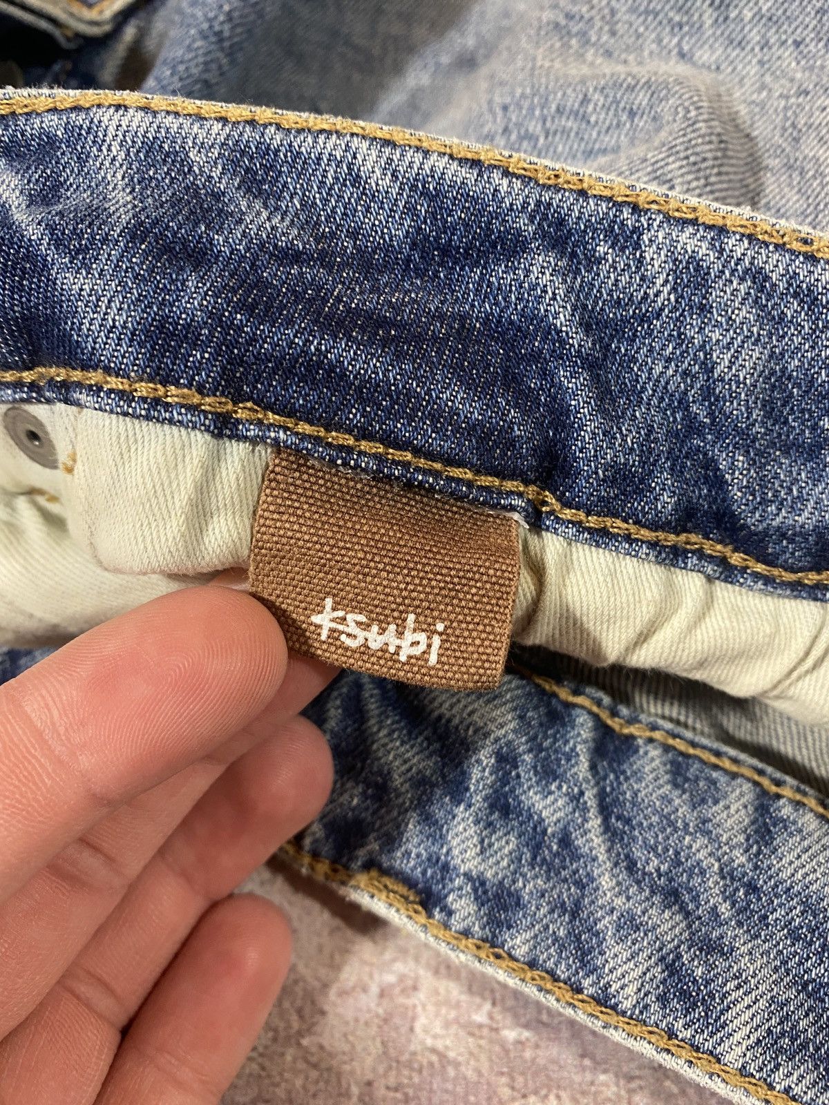 Japanese Brand Ksubi Van Winkle Skinny Blue Denim Jeans Size US 32 / EU 48 - 15 Thumbnail