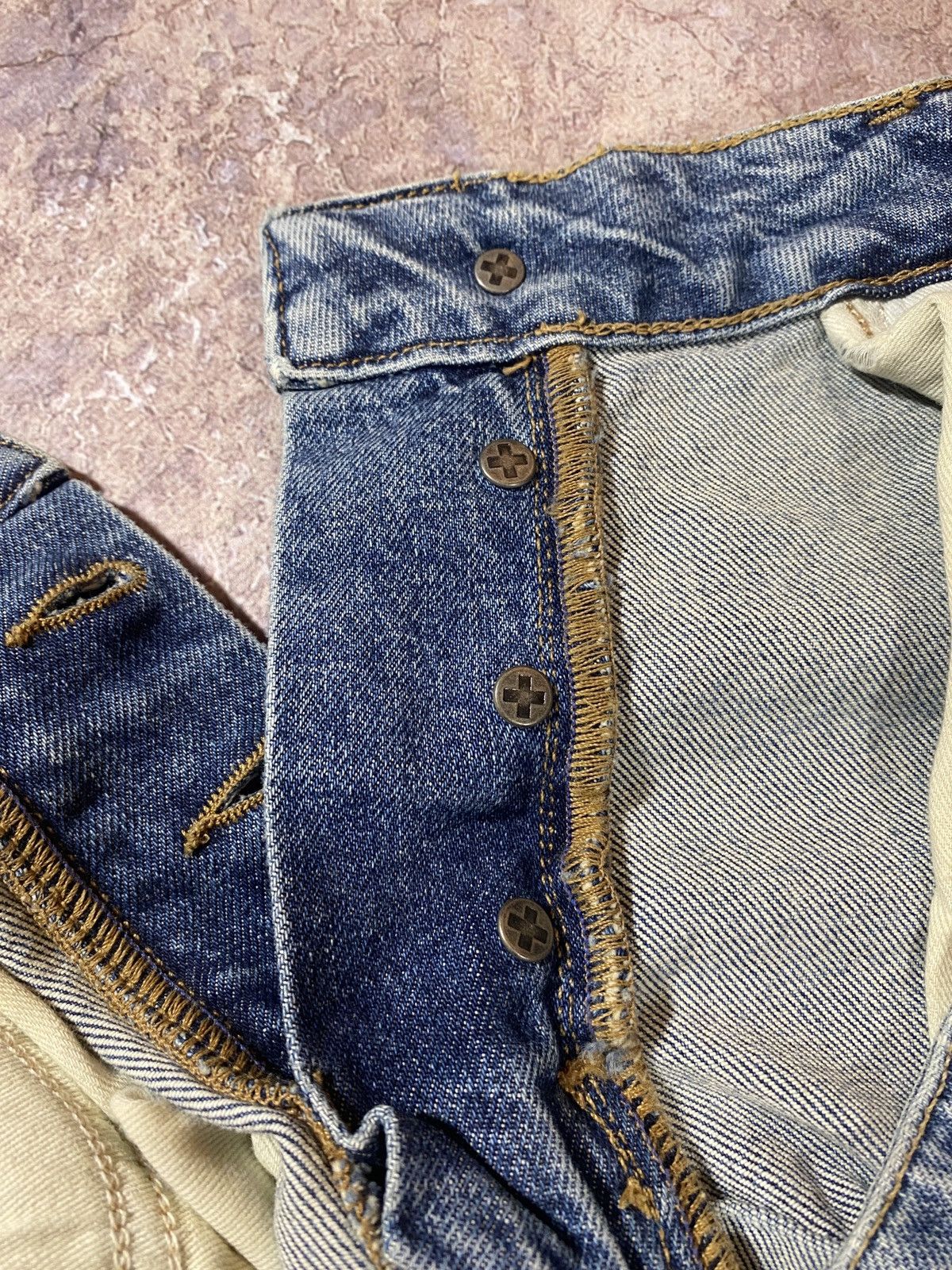 Japanese Brand Ksubi Van Winkle Skinny Blue Denim Jeans Size US 32 / EU 48 - 12 Thumbnail