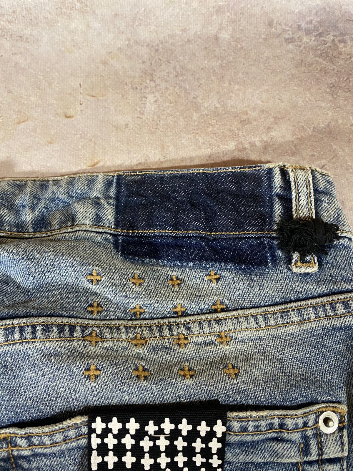 Japanese Brand Ksubi Van Winkle Skinny Blue Denim Jeans Size US 32 / EU 48 - 13 Thumbnail