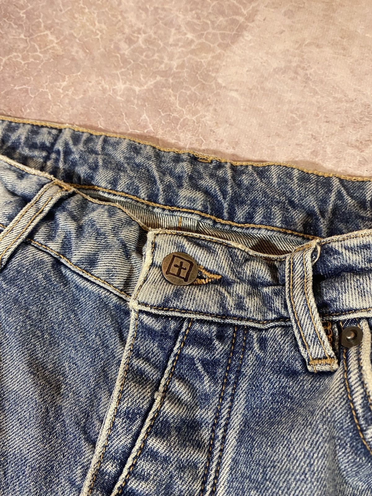 Japanese Brand Ksubi Van Winkle Skinny Blue Denim Jeans Size US 32 / EU 48 - 10 Thumbnail
