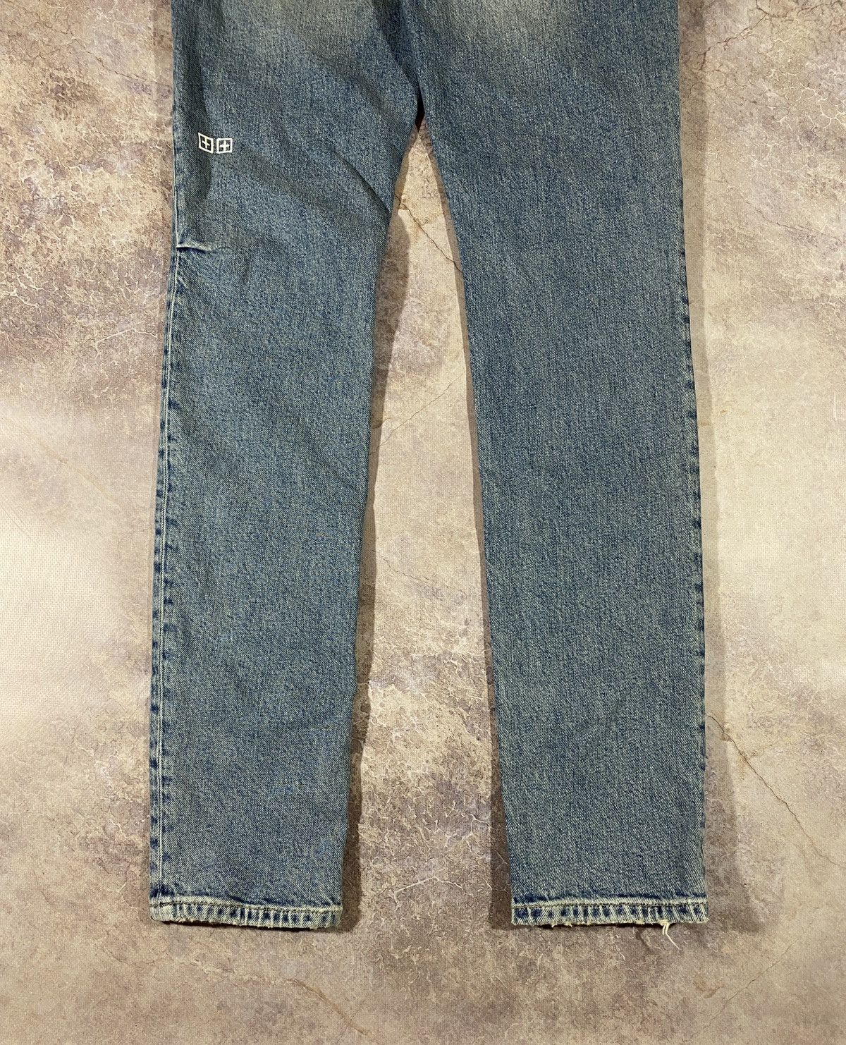 Japanese Brand Ksubi Van Winkle Skinny Blue Denim Jeans Size US 32 / EU 48 - 3 Thumbnail