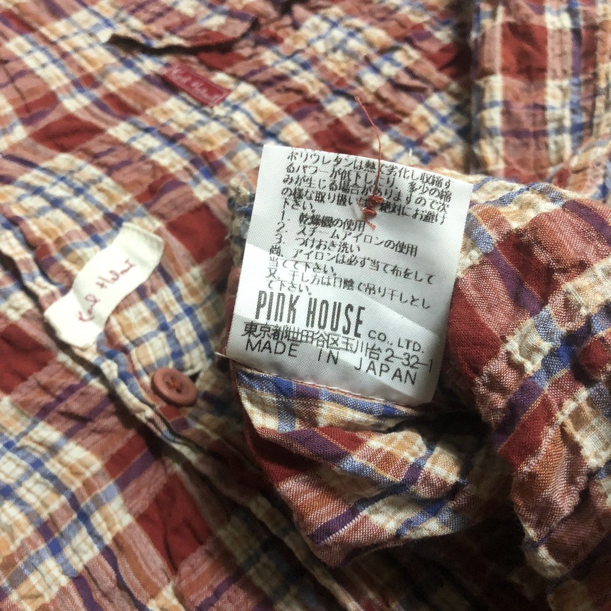 Karl Helmut Karl Helmut Red Checked Button Up Size US M / EU 48-50 / 2 - 4 Thumbnail