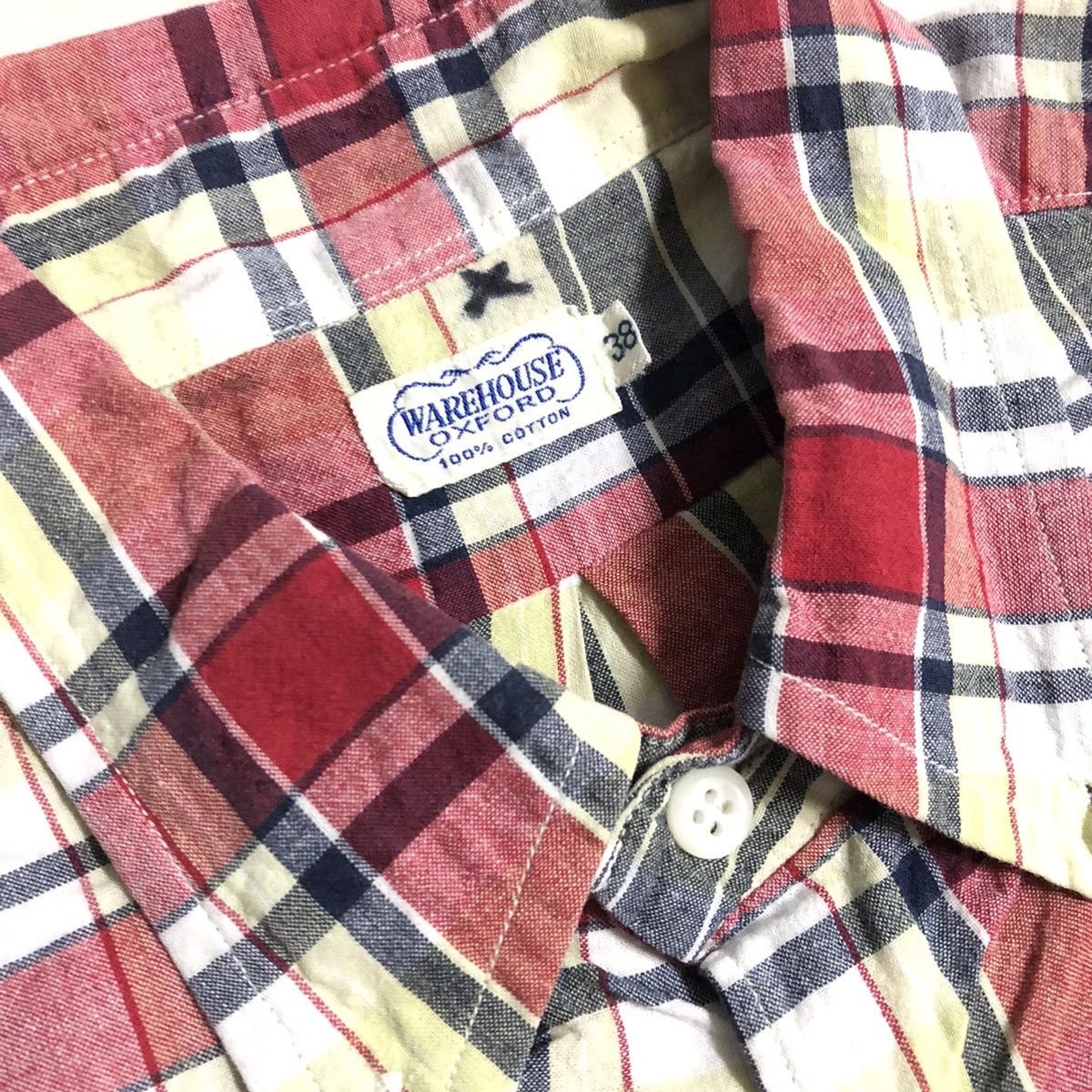 Warehouse Warehouse Japan Oxford Checked Button Up Size US M / EU 48-50 / 2 - 2 Thumbnail