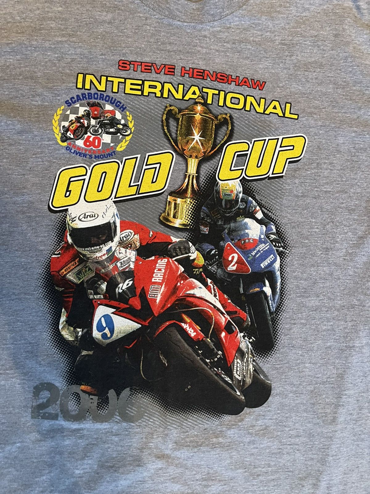 Vintage Vintage 2006 Racing international gold cup Y2K 00s t-shirt Size US L / EU 52-54 / 3 - 2 Thumbnail