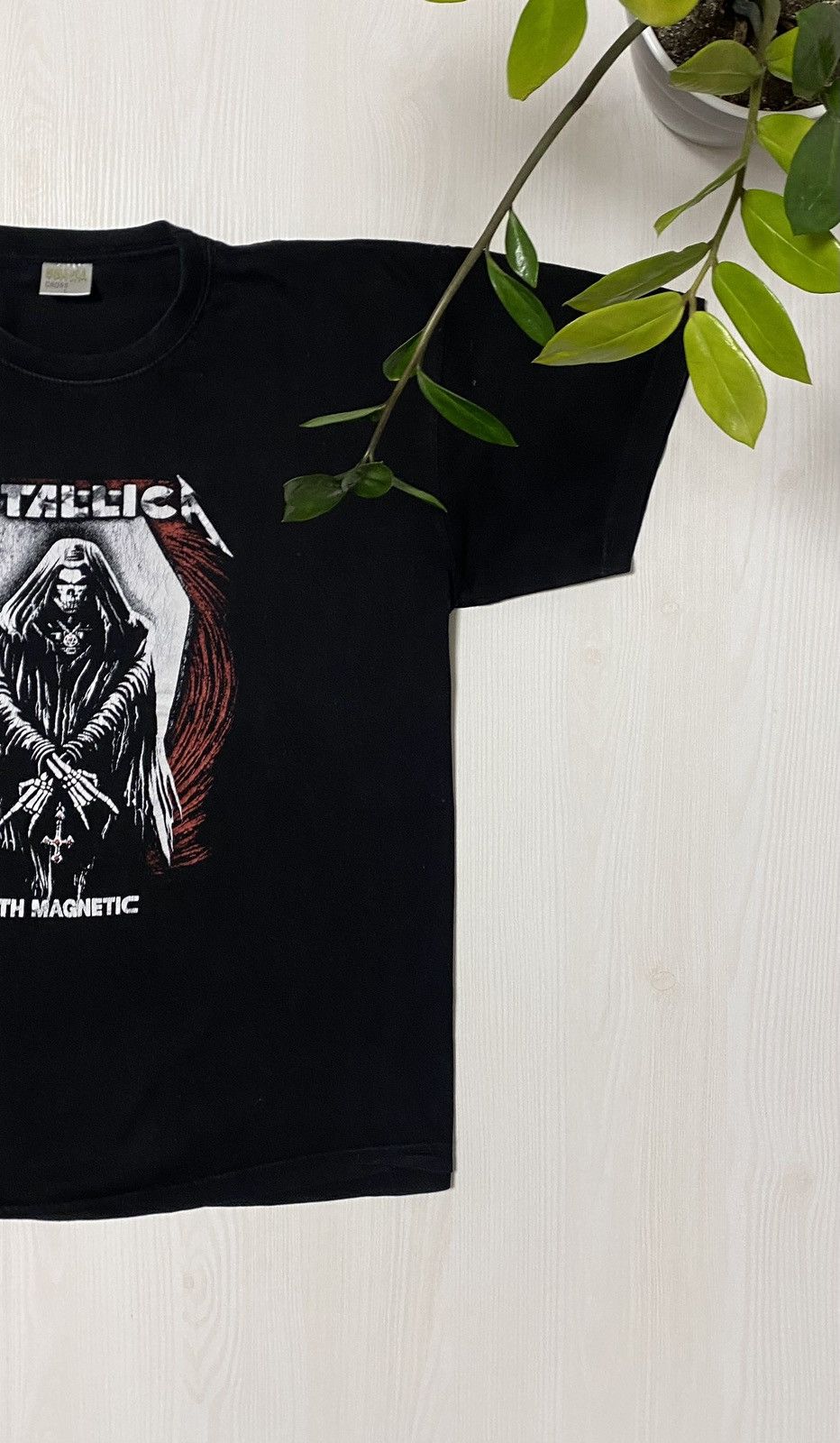 Band Tees × Metallica DEATH MAGNETIC FADED VINTAGE METALLICA T-SHIRT Size US L / EU 52-54 / 3 - 3 Thumbnail