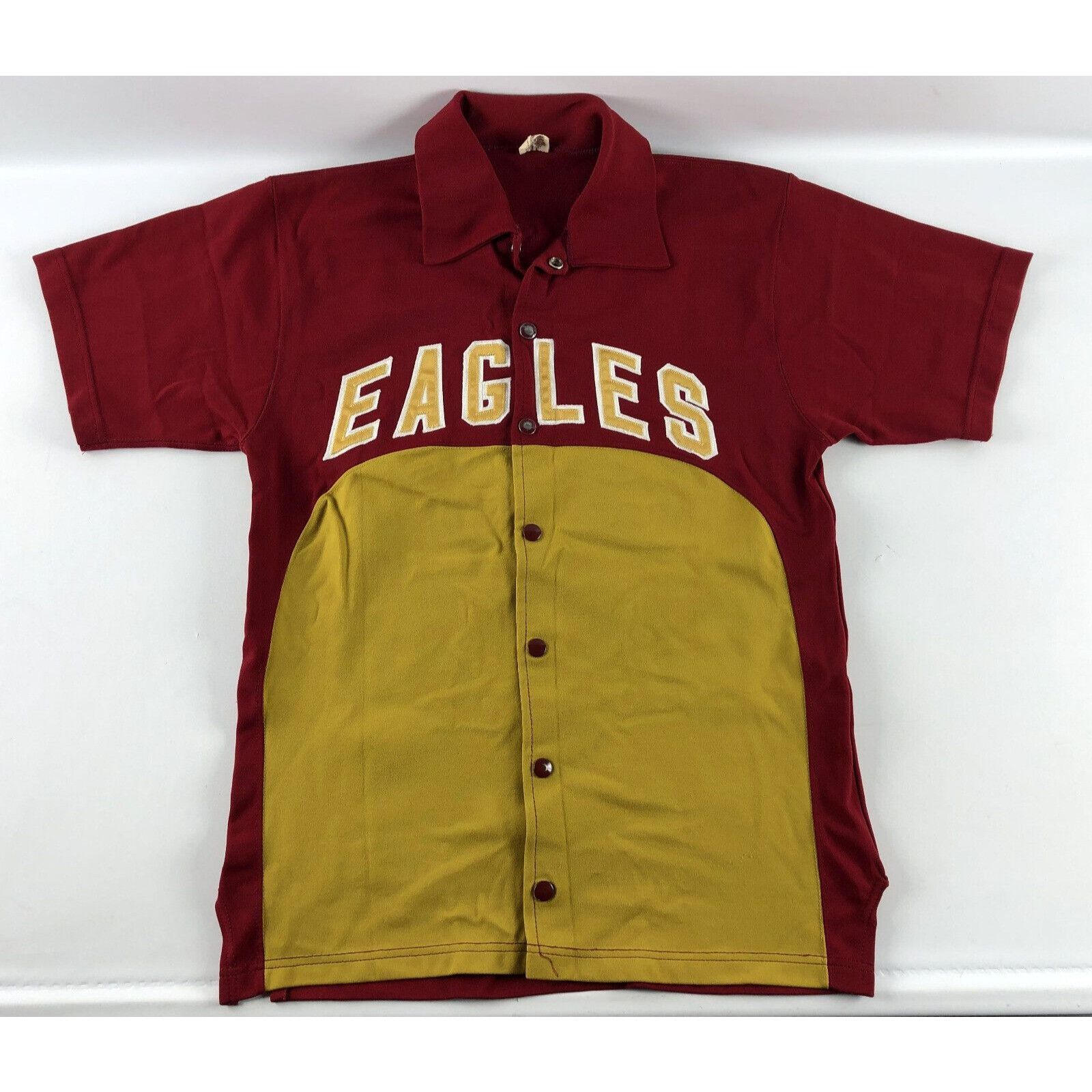 Maillot Vintage Boston College Eagles Basketball – Taille M, Jaune, Occasion Licence Officielle