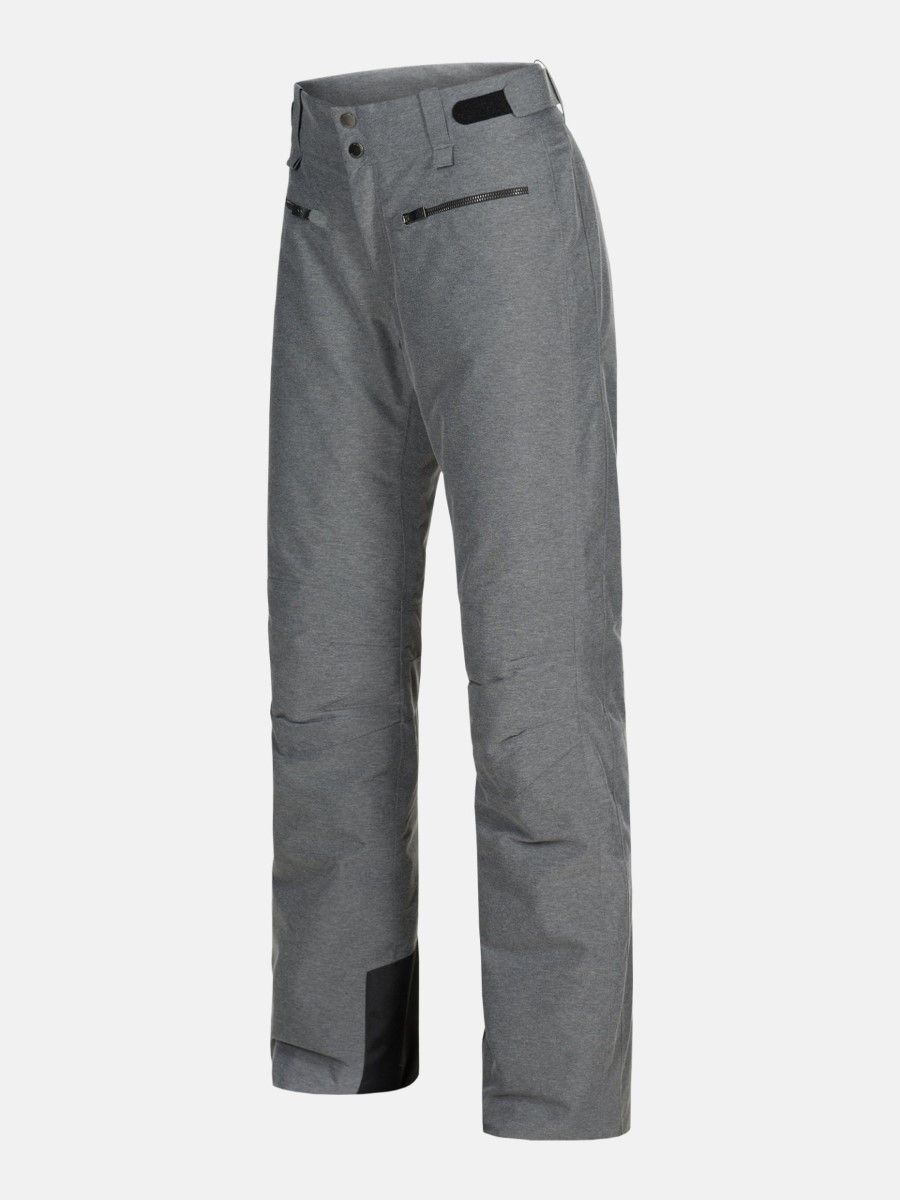 Peak Performance Peak Performance Scoot Gray Melange Ski Winter Pants Women's Size 34" / US 12 / IT 48 - 2 Thumbnail