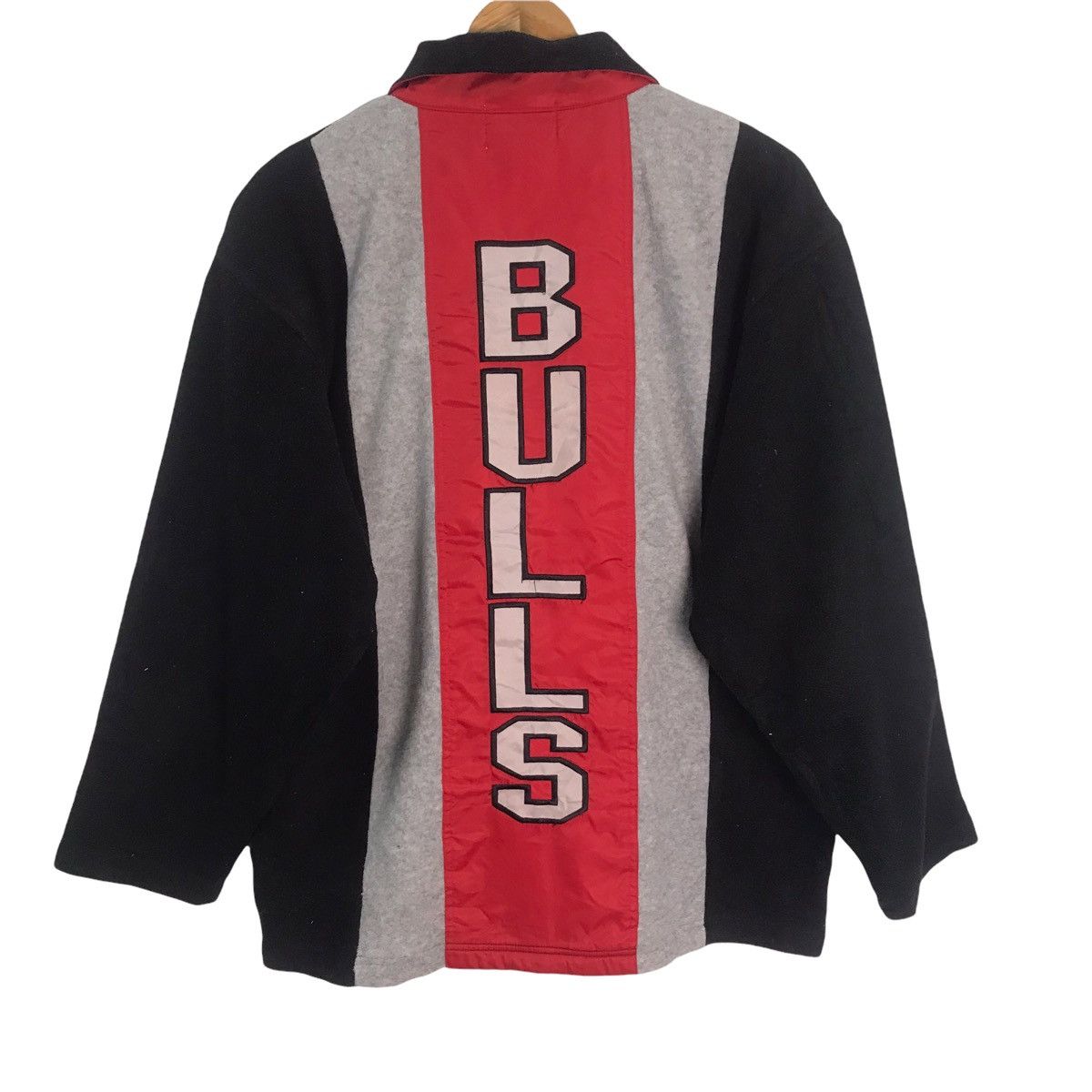 Vintage chicago bulls big spell half zip fleece