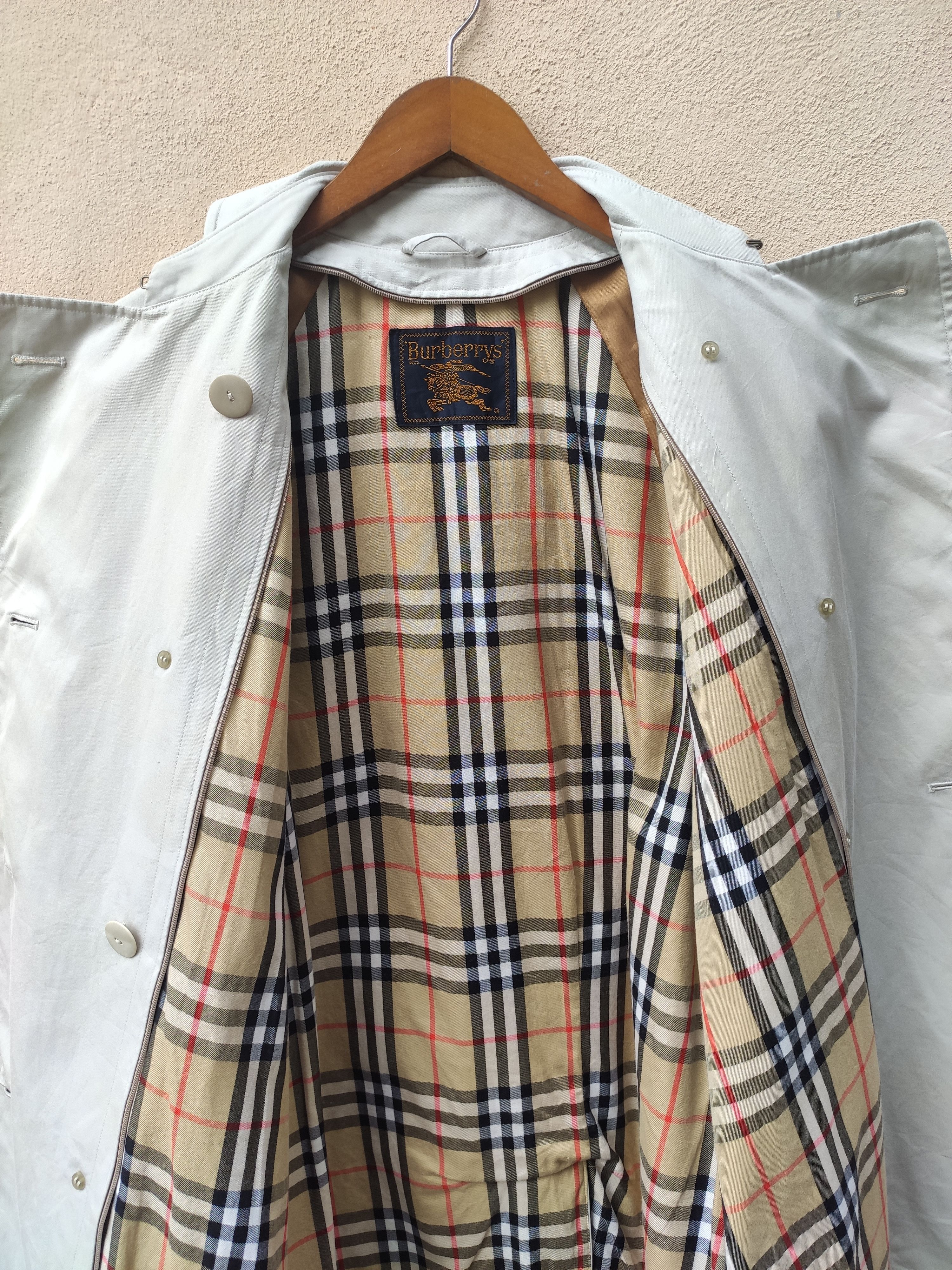 Burberry 🔥 Vintage Burberrys parkas nova check trench coat Size US M / EU 48-50 / 2 - 1 Thumbnail
