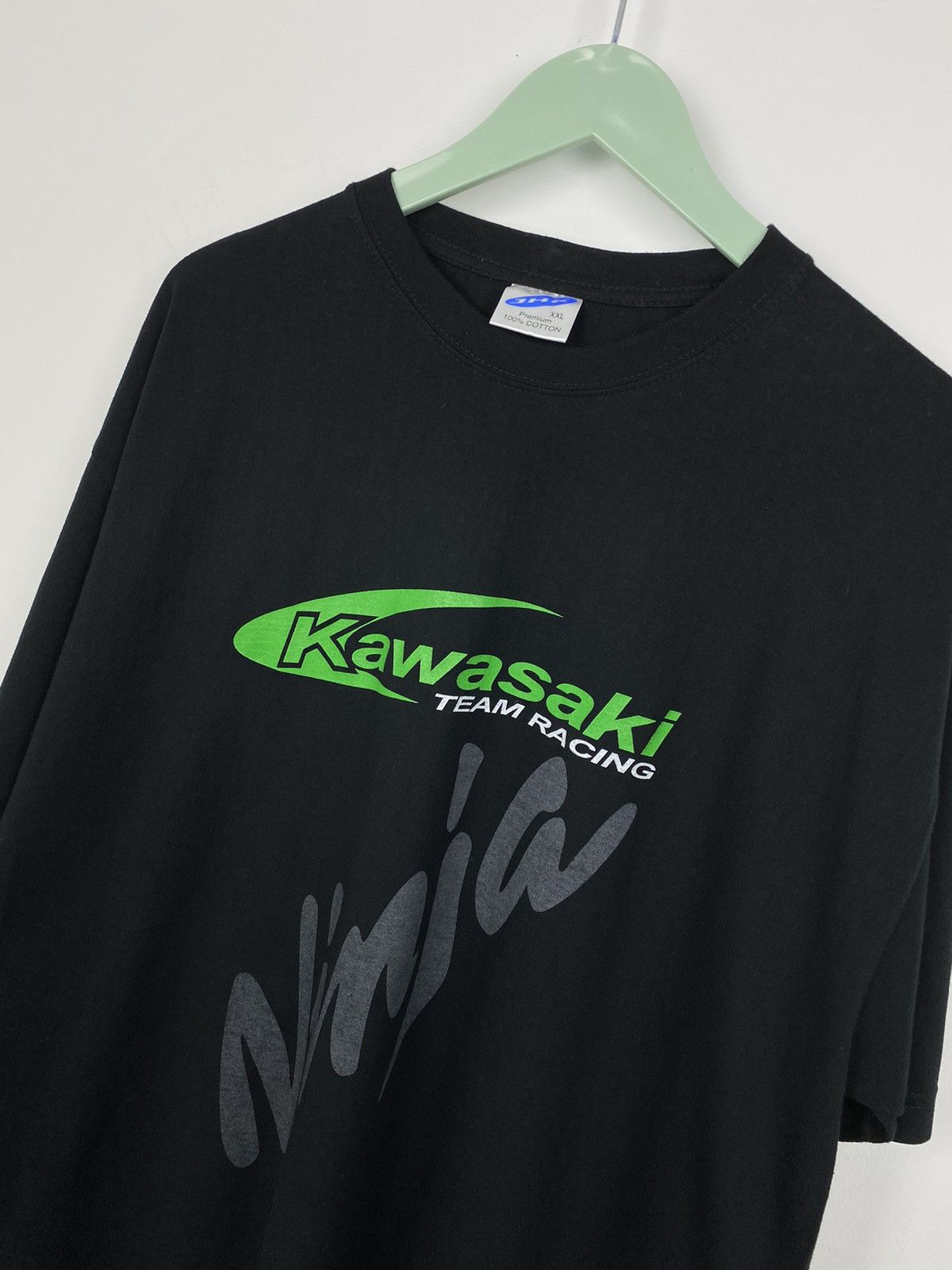 Vintage Kawasaki Ninja Racing Team Tee T Shirt Lucky Strike Subaru Size US XXL / EU 58 / 5 - 2 Thumbnail