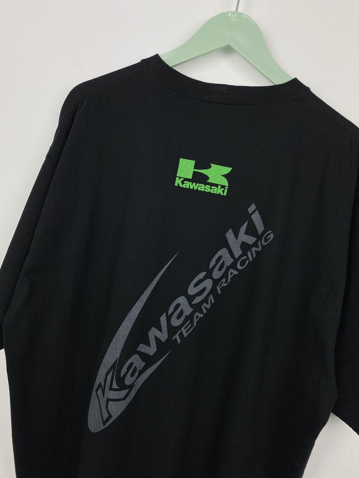 Vintage Kawasaki Ninja Racing Team Tee T Shirt Lucky Strike Subaru Size US XXL / EU 58 / 5 - 4 Thumbnail