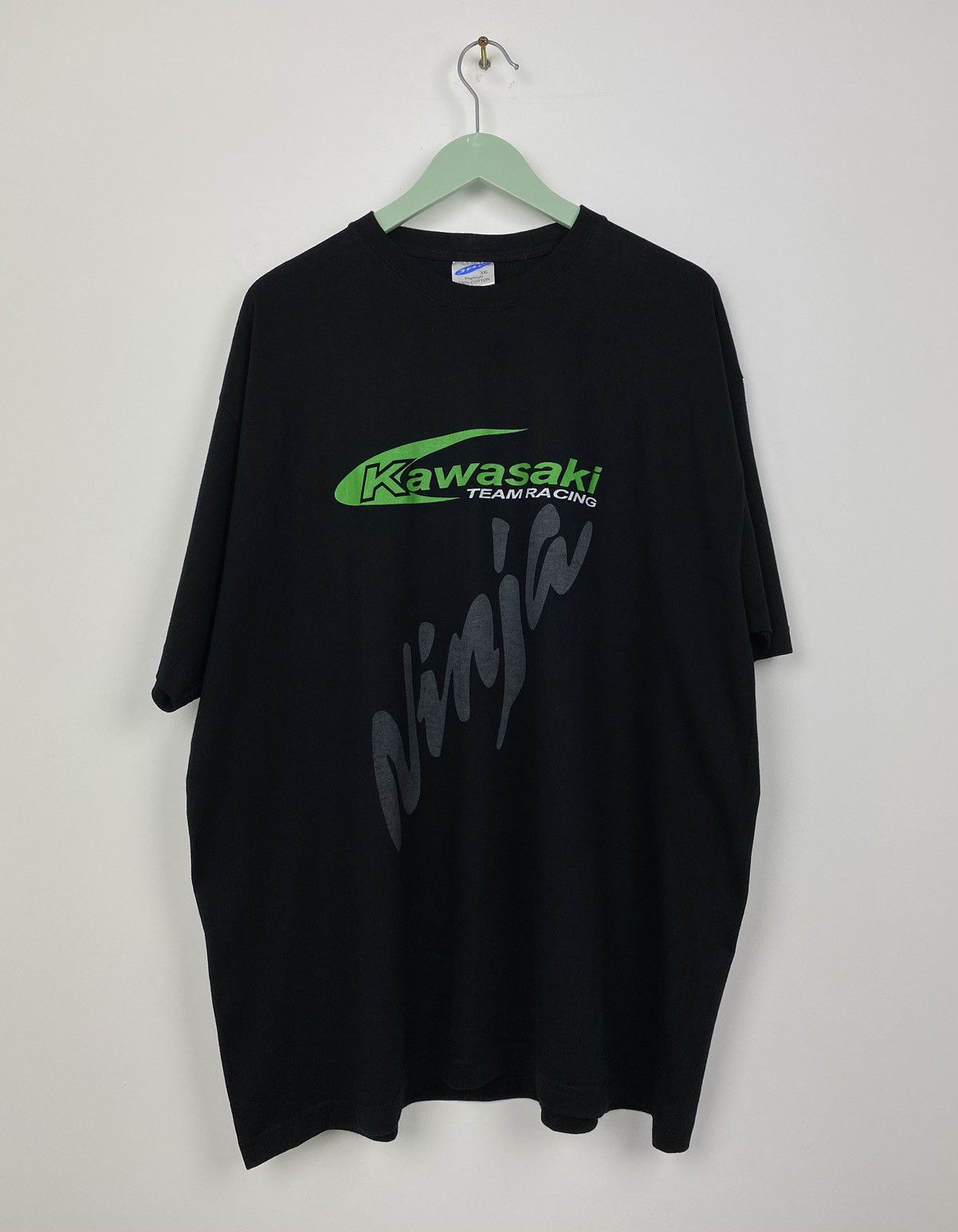 Vintage Kawasaki Ninja Racing Team Tee T Shirt Lucky Strike Subaru Size US XXL / EU 58 / 5 - 1 Thumbnail