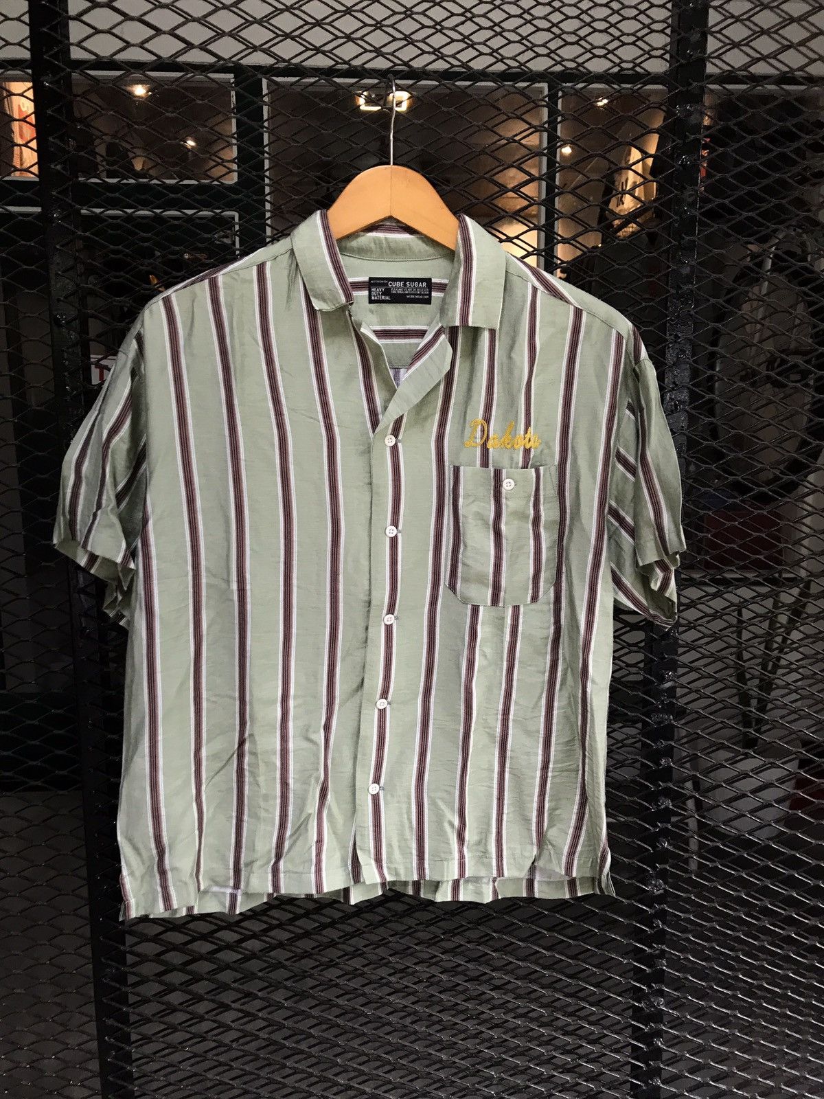 If Six Was Nine × Japanese Brand × Le Grande Bleu (L.G.B.) VINTAGE CUBE SUGAR BOWLING SHIRT Size US M / EU 48-50 / 2 - 1 Thumbnail