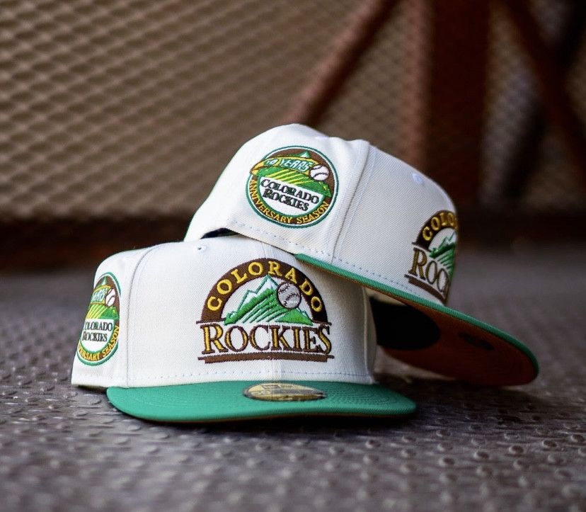 Hat Club 7 3/4 Colorado Rockies 10th Anniversary Patch Size ONE SIZE - 2 Thumbnail