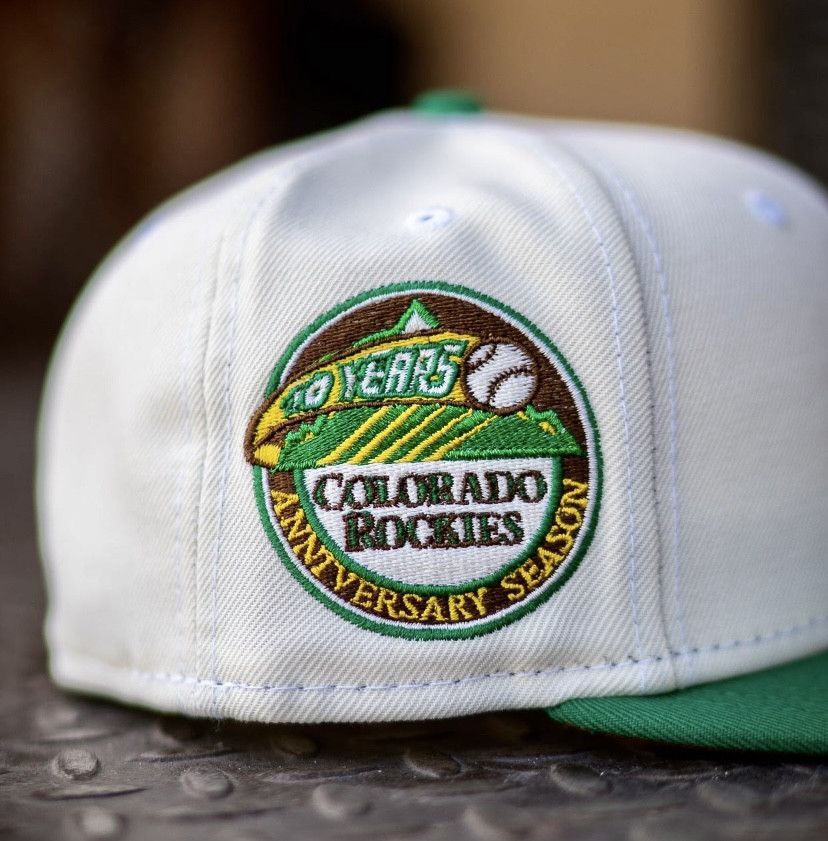 Hat Club 7 3/4 Colorado Rockies 10th Anniversary Patch Size ONE SIZE - 3 Thumbnail