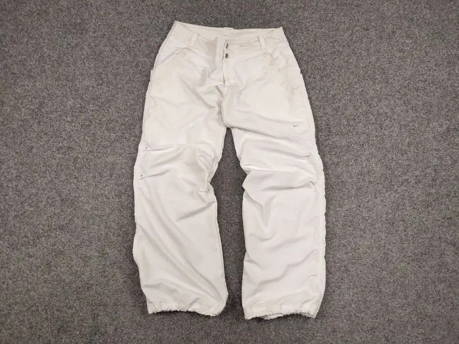 Nike Vintage 90's Nike logo Parachute wife light Bondage Pants Size 32" / US 10 / IT 46 - 5 Thumbnail