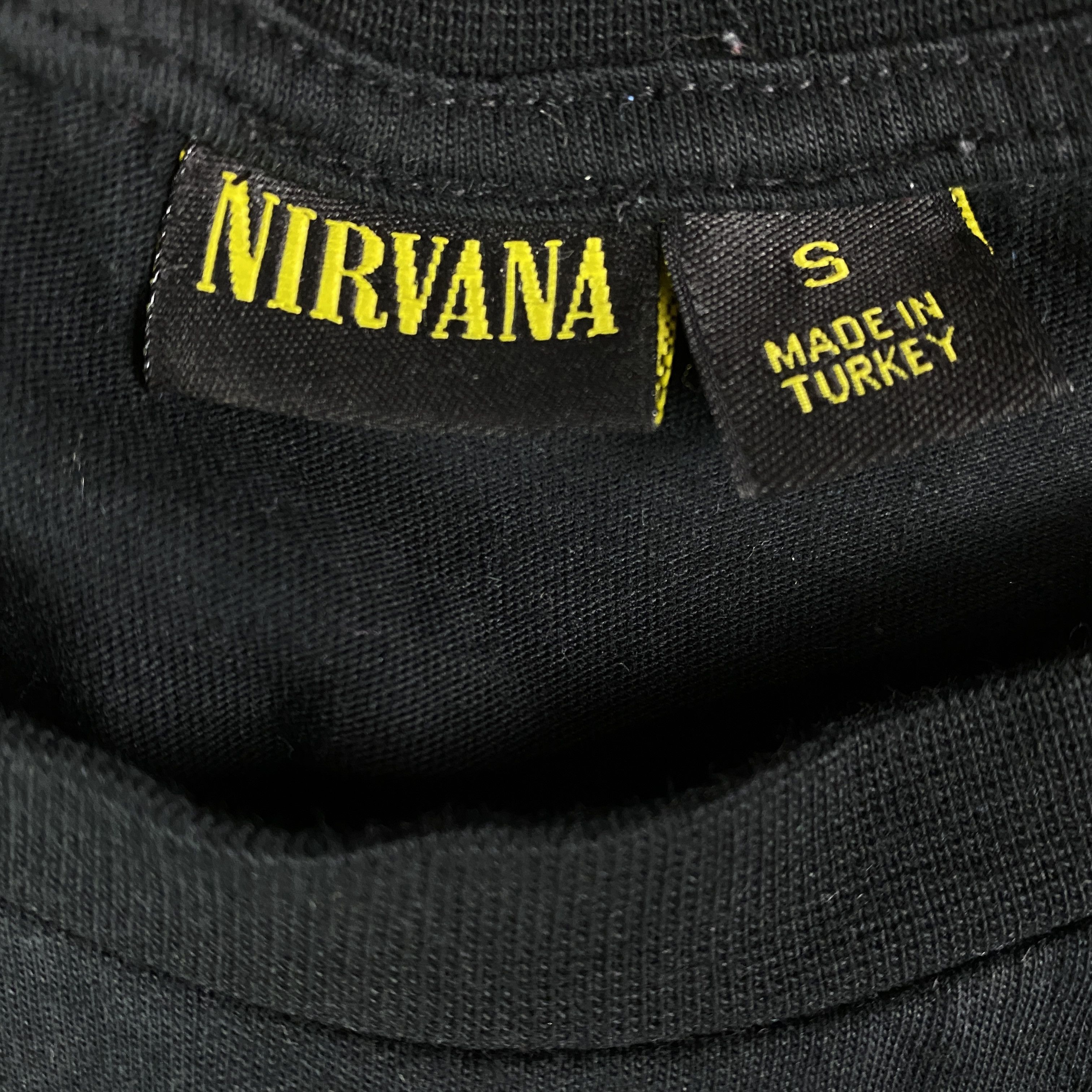 Band Tees × Vintage Mens Vintage T Shirt Nirvana Size S Size US S / EU 44-46 / 1 - 4 Thumbnail